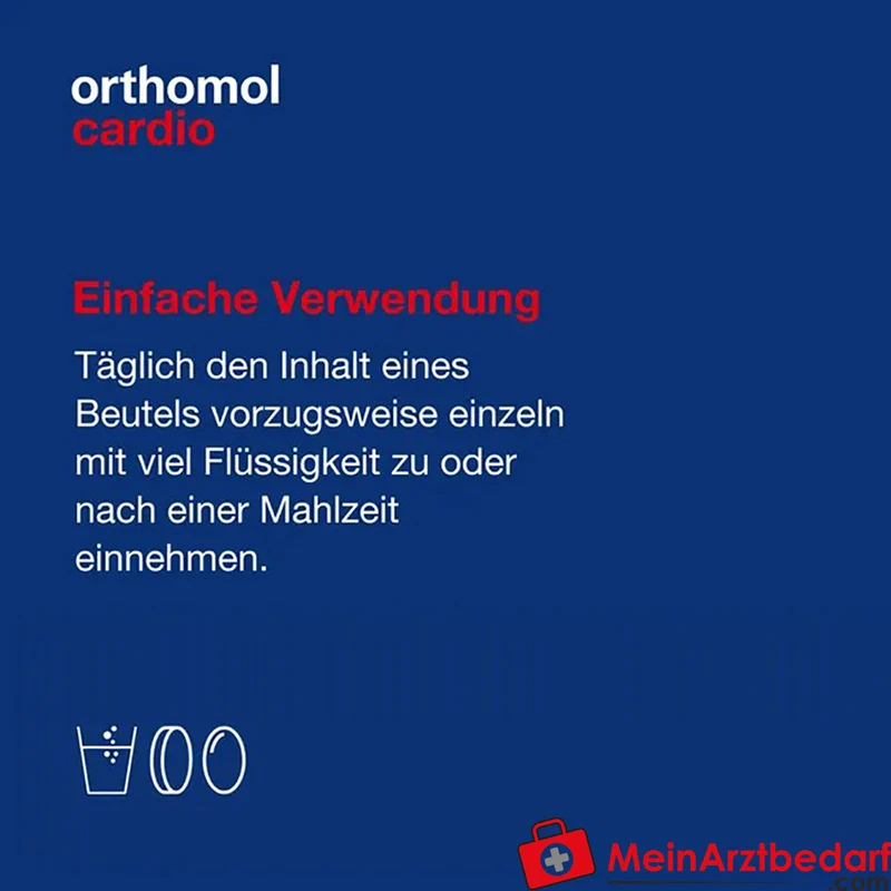 Orthomol Cardio Magnesium, Omega-3, Vitamin D3 Granulat/Tabletten/Kapseln 30 Tagesportionen