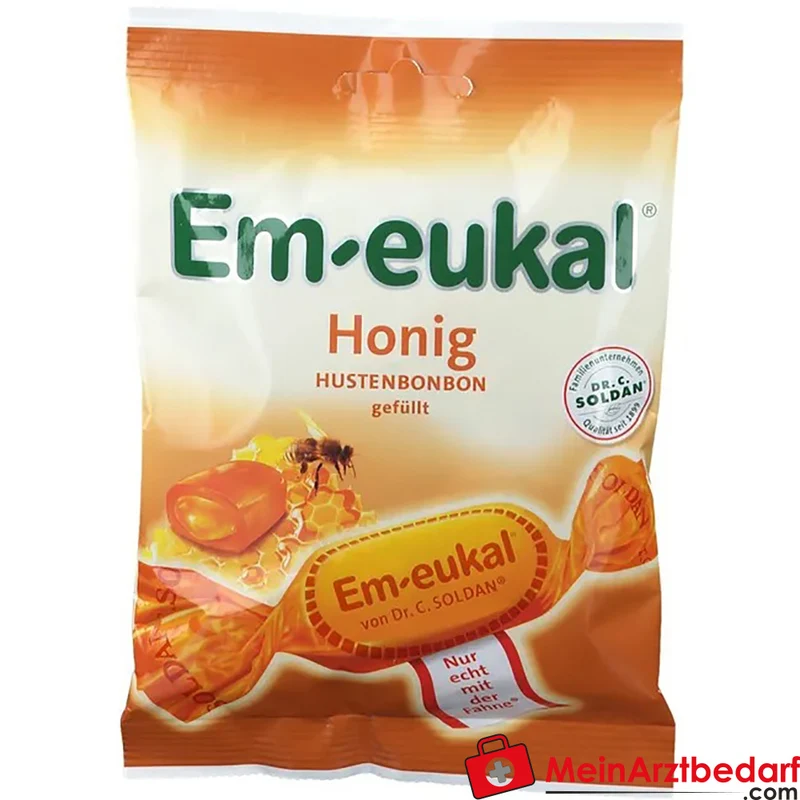 Em-eukal Honig gefüllt Pastillen zuckerhaltig 75 g