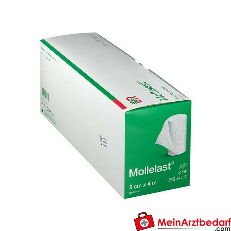 Mollelast elastische Fixierbinde 8 cm x 4 m 20 Stück