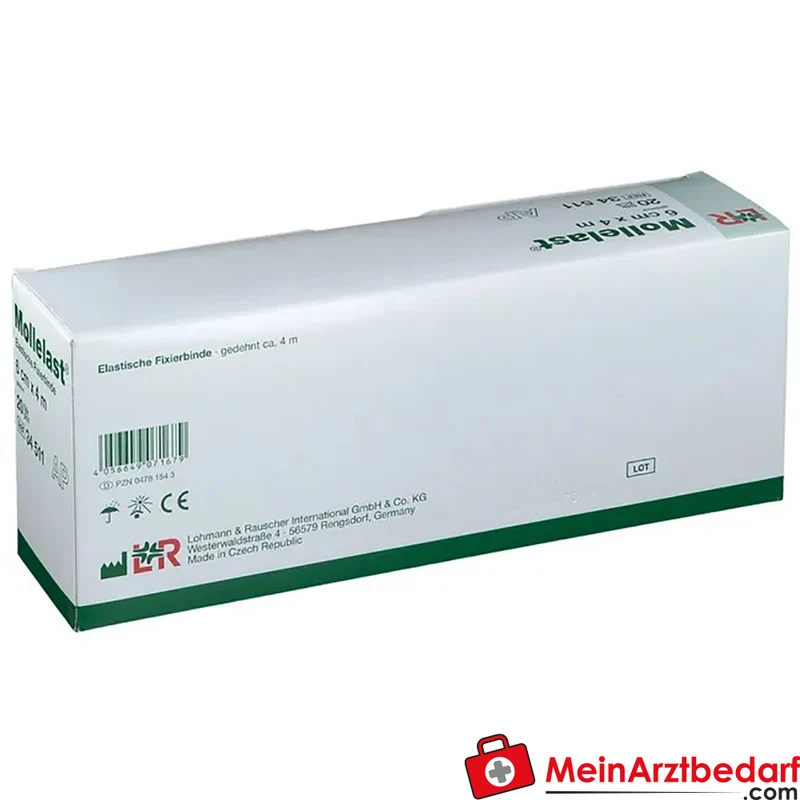 Mollelast® Fixierbinde 6 cm x 4 m längselastisch 20 Stück