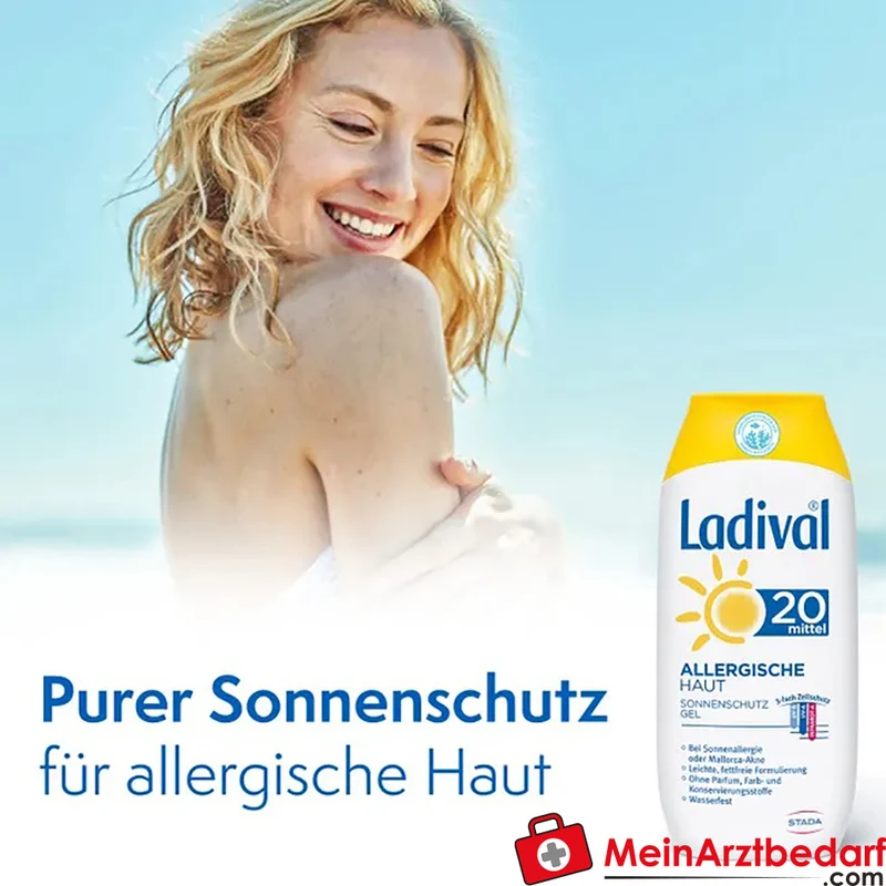 Ladival Allergische Haut Sonnenschutz Gel LSF 20 200 ml