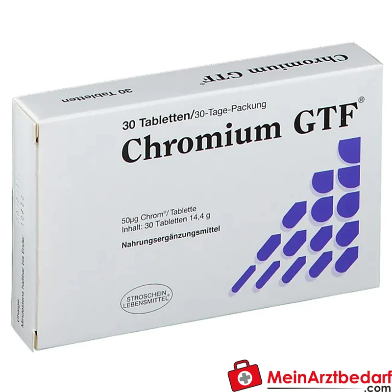 Chromium GTF Chrom 50 µg Tabletten 30 Stück