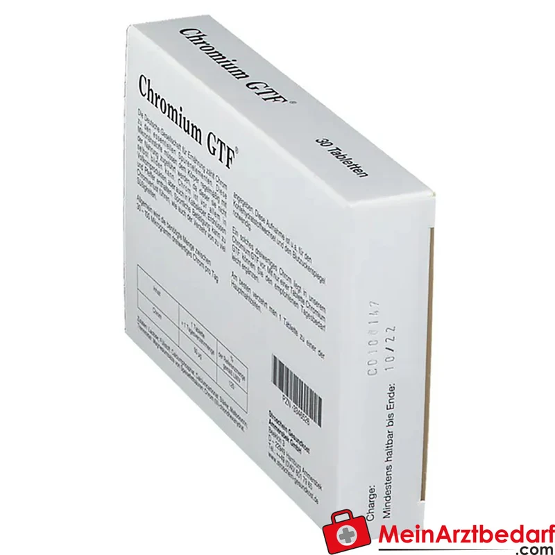 Chromium GTF Chrom 50 µg Tabletten 30 Stück