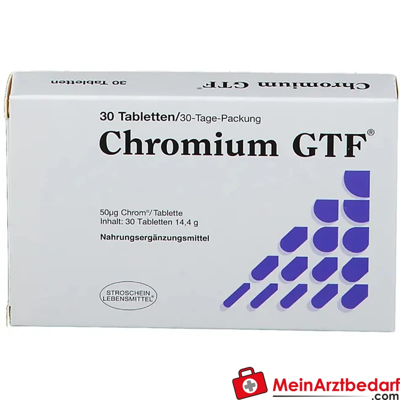 Chromium GTF Chrom 50 µg Tabletten 30 Stück