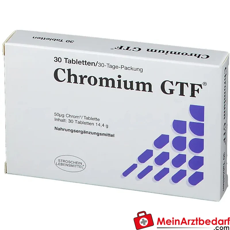 Chromium GTF Chrom 50 µg Tabletten 30 Stück