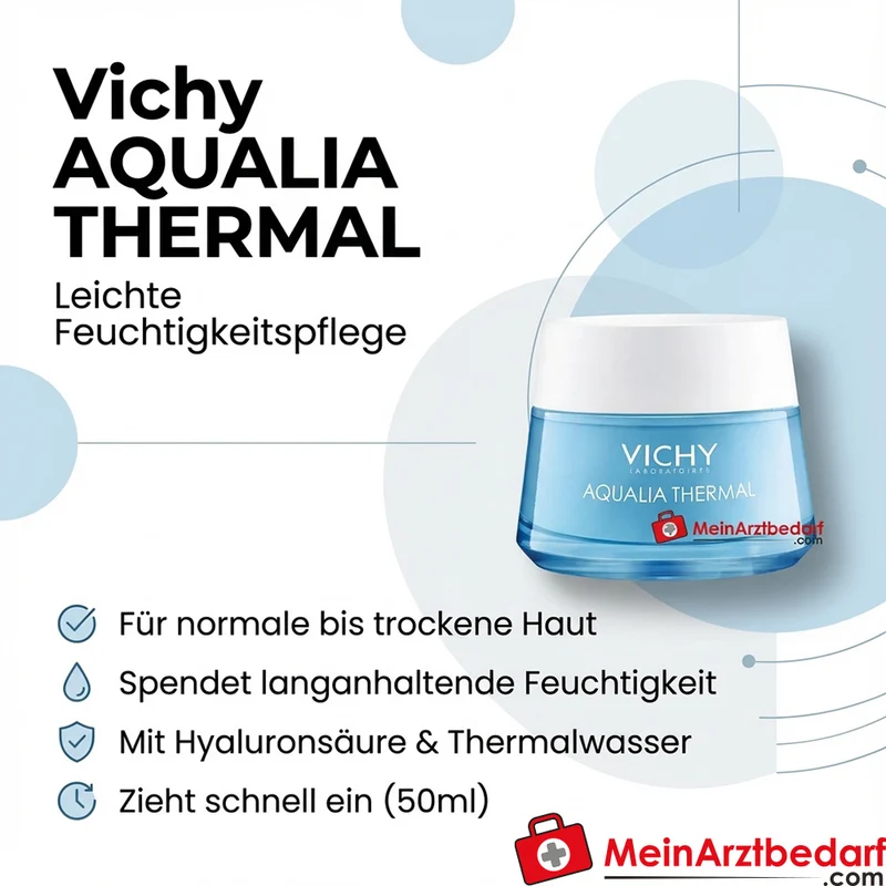Vichy AQUALIA THERMAL Feuchtigkeitscreme mit Hyaluronsäure 50 ml