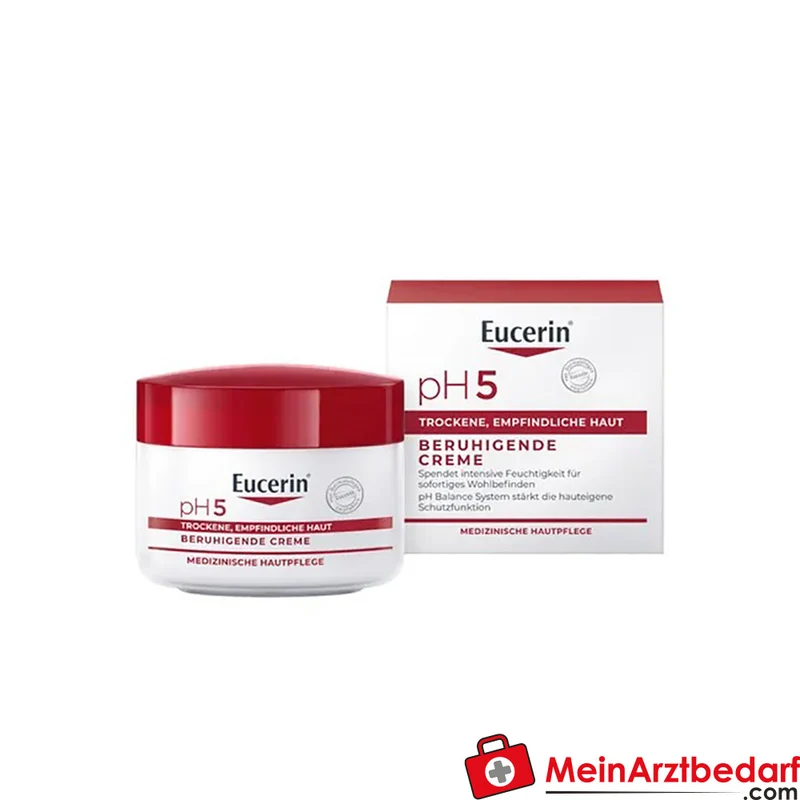 Eucerin pH5 Creme 3% Dexpanthenol Gesichts- und Körpercreme 75 ml