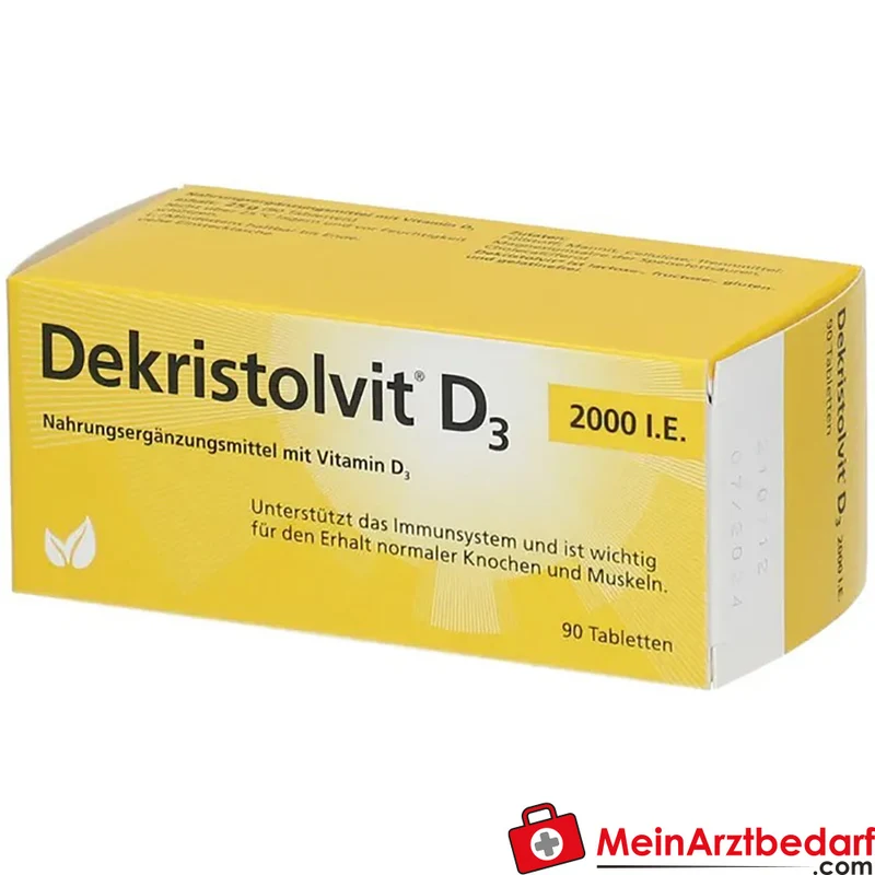 Hübner Dekristolvit D3 2.000 I.E. Tabletten 90 Stück