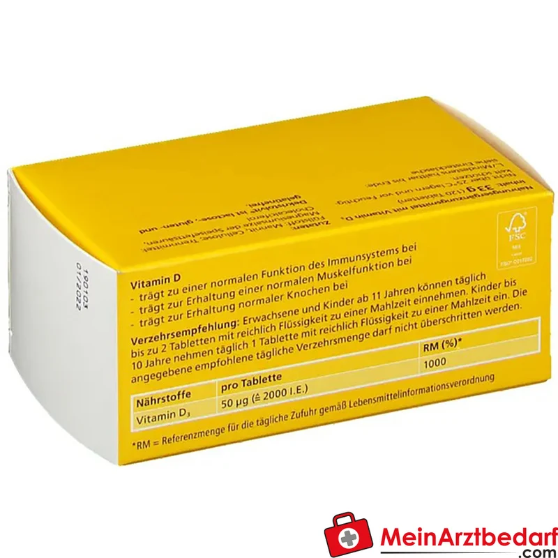 Dekristolvit D3 2000 I.E. Tabletten 120 Stück