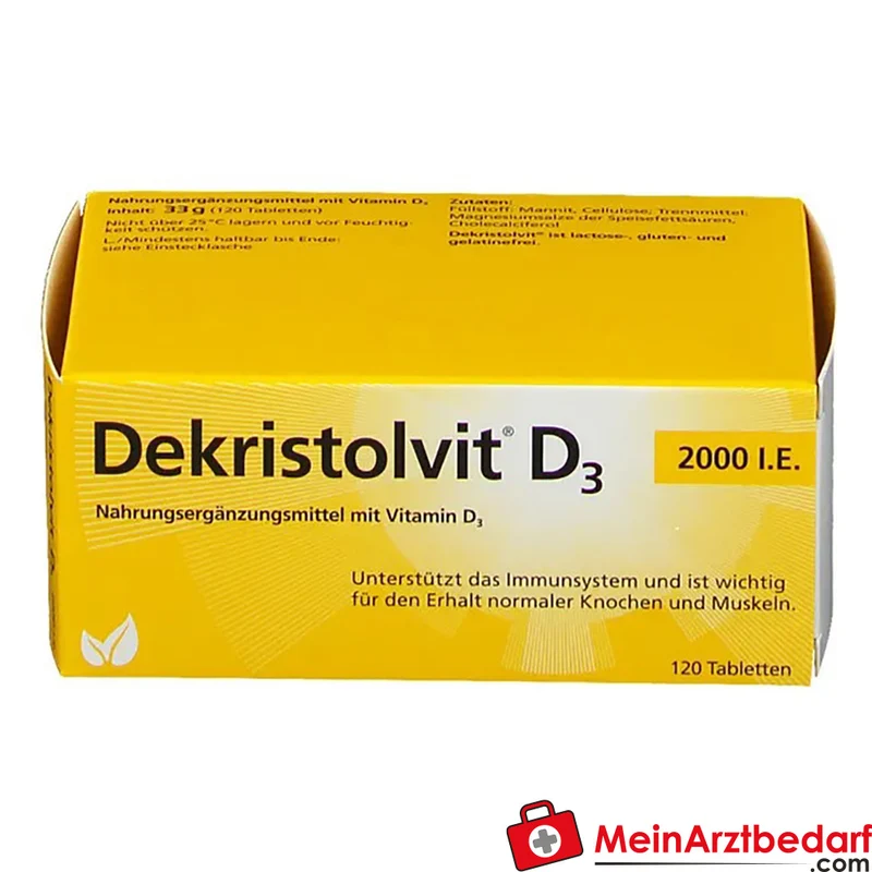Dekristolvit D3 2000 I.E. Tabletten 120 Stück