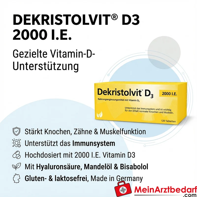 Dekristolvit D3 2000 I.E. Tabletten 120 Stück