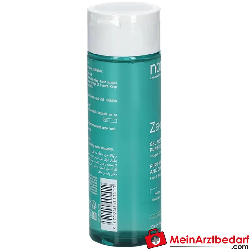 noreva Zeniac Reinigungsgel mit Salbei-, Kresse- & Klettenwurzelextrakt 200 ml