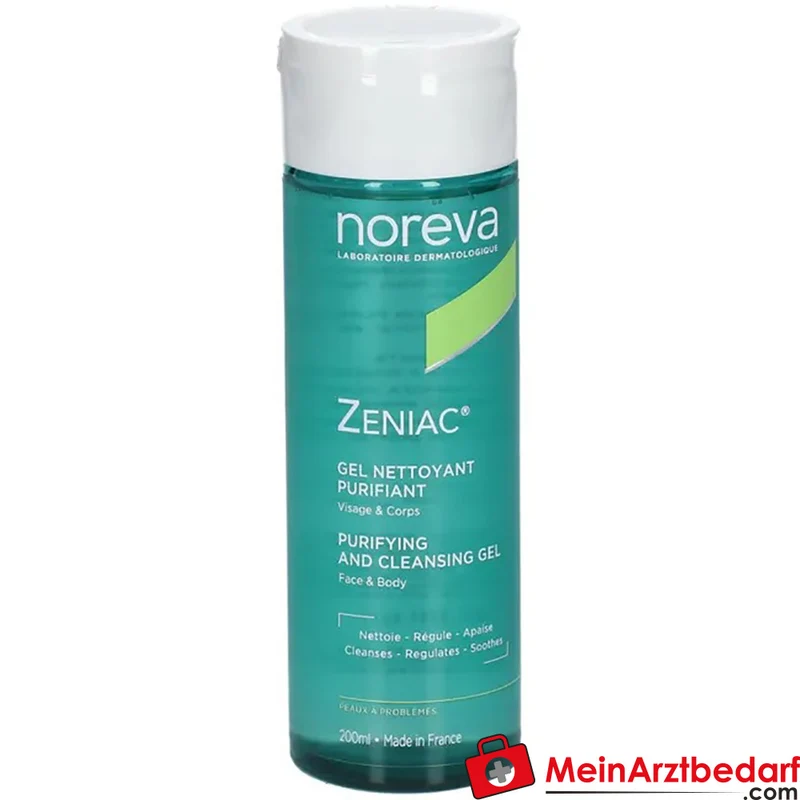 noreva Zeniac Reinigungsgel mit Salbei-, Kresse- & Klettenwurzelextrakt 200 ml