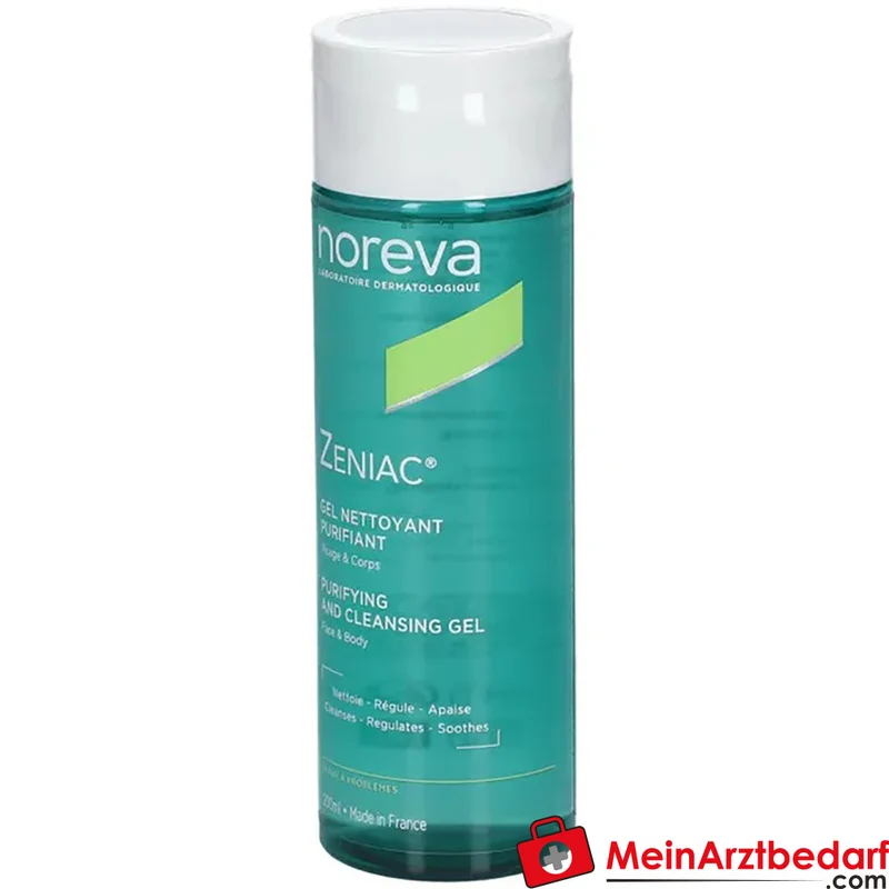 noreva Zeniac Reinigungsgel mit Salbei-, Kresse- & Klettenwurzelextrakt 200 ml