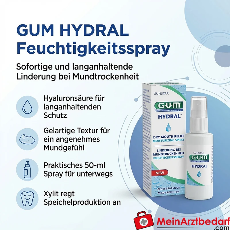 GUM HYDRAL Hyaluronsäure Feuchtigkeitsspray 50 ml