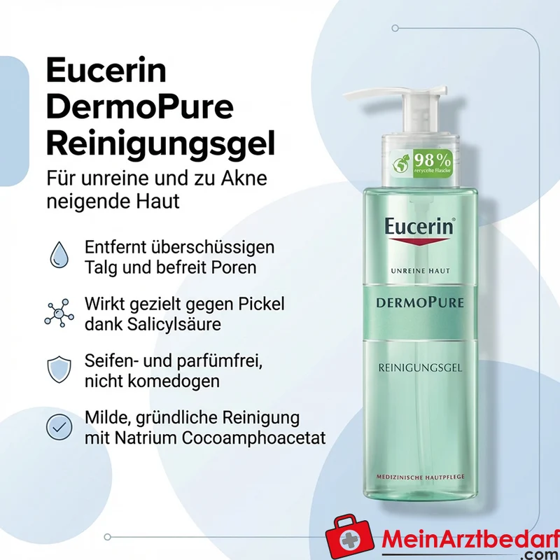 Eucerin DermoPure Reinigungsgel Salicylsäure 200 ml