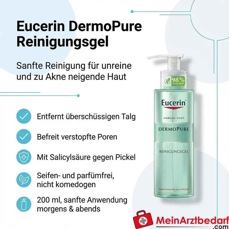Eucerin DermoPure Reinigungsgel Salicylsäure 200 ml