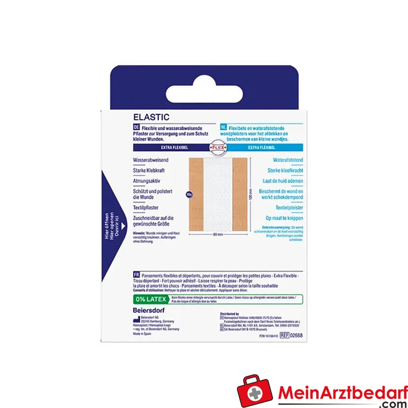 Hansaplast Elastic elastisches Wundpflaster 1 m x 8 cm 1 Stück