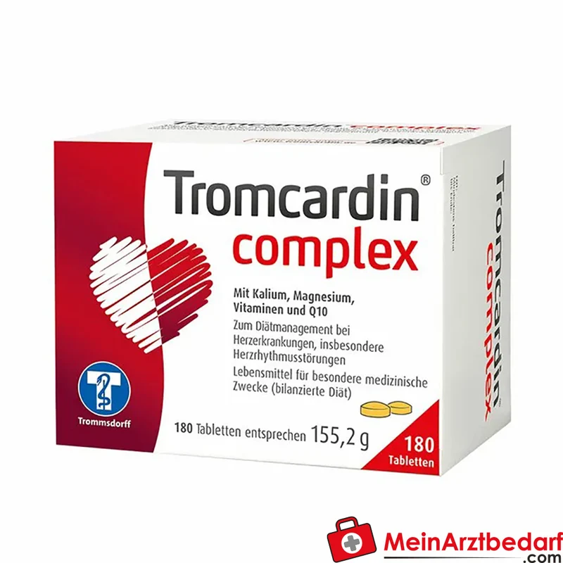 Tromcardin® complex Coenzym Q10 15 mg Tabletten mit Kalium 117,3 mg und Magnesium 36,5 mg 120 St.