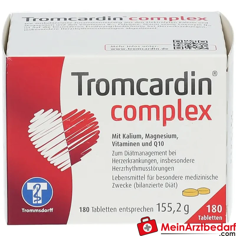 Tromcardin® complex Coenzym Q10 15 mg Tabletten mit Kalium 117,3 mg und Magnesium 36,5 mg 120 St.