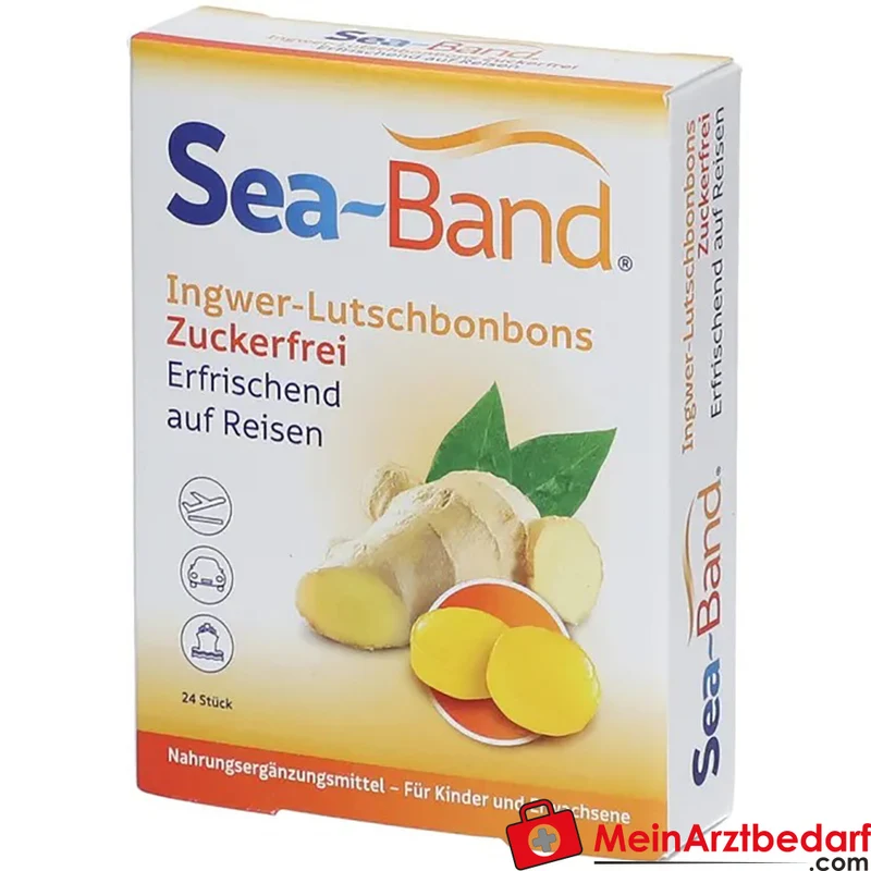 Sea-Band Ingwer-Lutschbonbons mit Ingweröl 0,2% 24 Stück