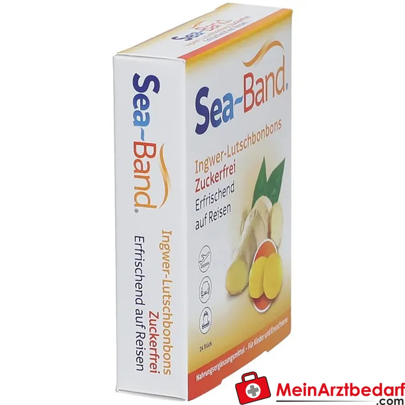 Sea-Band Ingwer-Lutschbonbons mit Ingweröl 0,2% 24 Stück