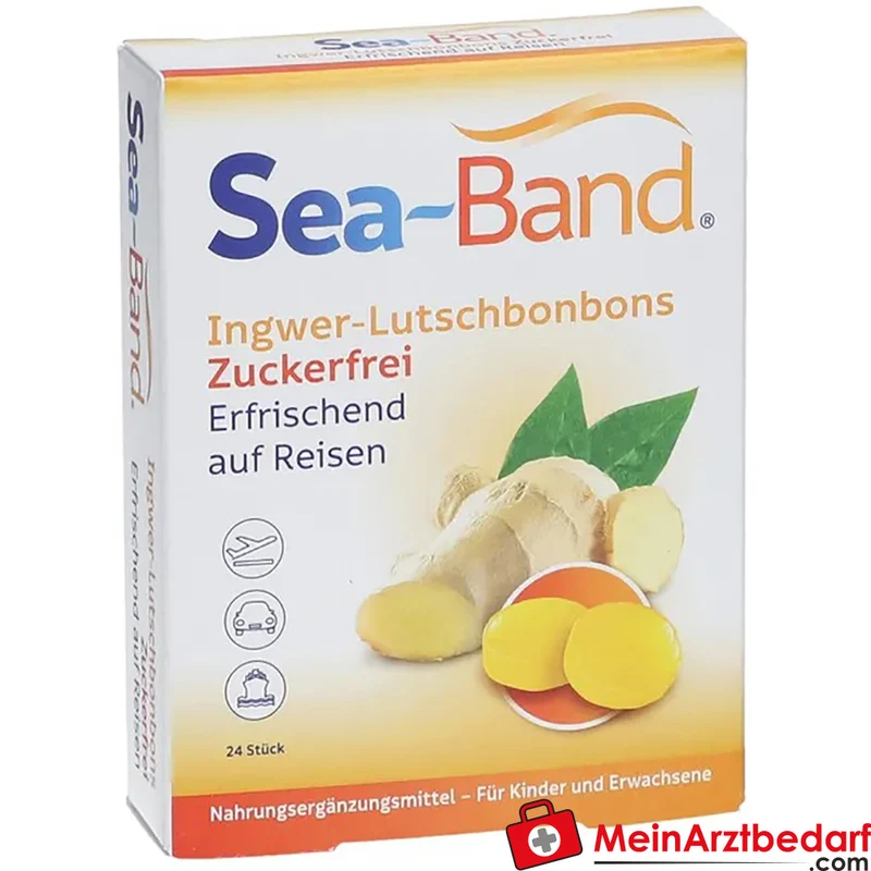 Sea-Band Ingwer-Lutschbonbons mit Ingweröl 0,2% 24 Stück