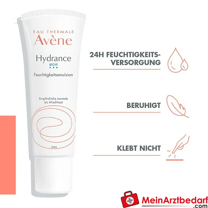 Avène Hydrance Leicht Feuchtigkeitsemulsion empfindliche Haut 40 ml