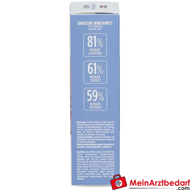 ISDIN Nutradeica Gel‑Creme 50 ml Piroctone Olamine & Zinc Pidolate für seborrhoische Gesichtshaut