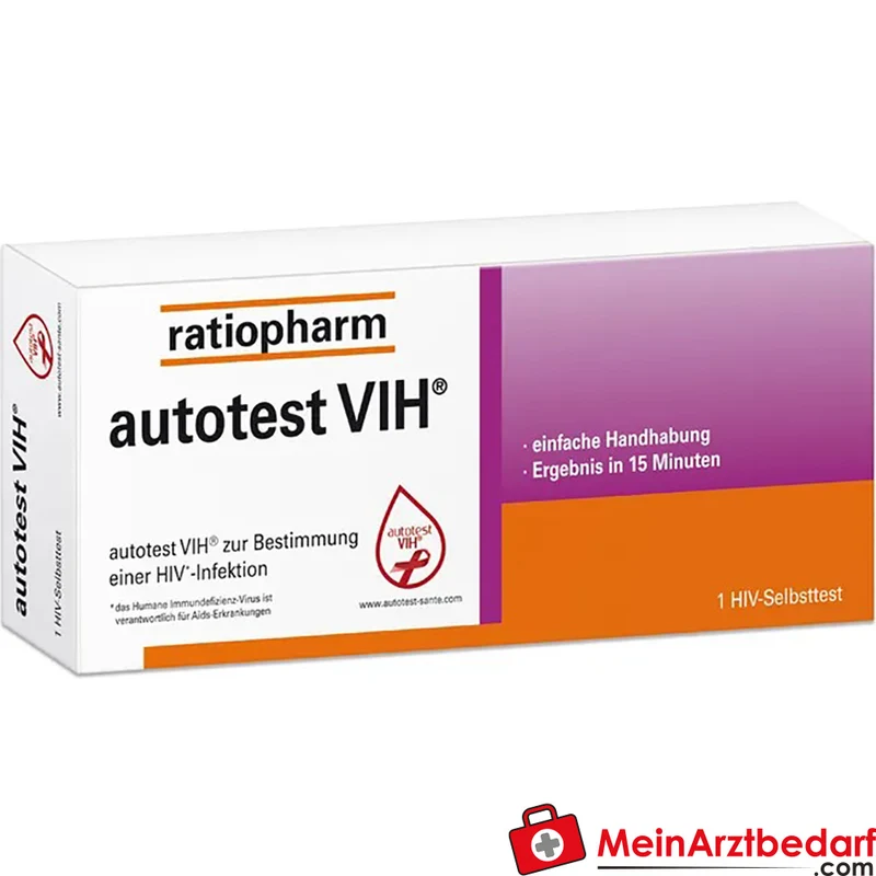 ratiopharm autotest VIH Selbsttest Bluttest 1 Stück
