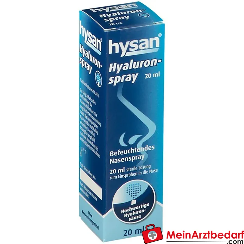 hysan Hyaluronspray 0,4 mg Hyaluronsäure (Natriumsalz) Nasenspray 20 ml