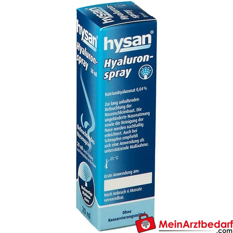 hysan Hyaluronspray 0,4 mg Hyaluronsäure (Natriumsalz) Nasenspray 20 ml