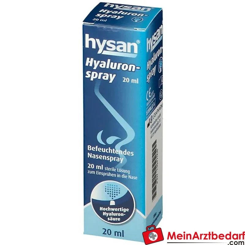 hysan Hyaluronspray 0,4 mg Hyaluronsäure (Natriumsalz) Nasenspray 20 ml