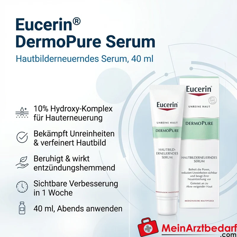 Eucerin DermoPure Hautbildverfeinerndes Serum 10% Hydroxy-Komplex 40 ml