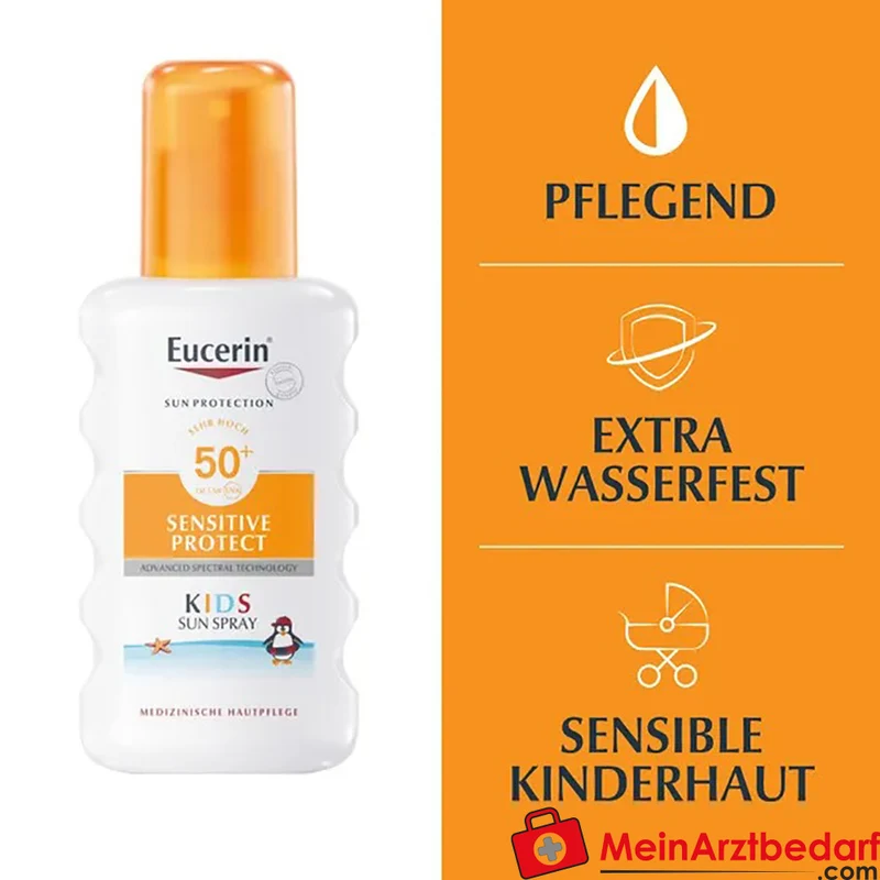 Eucerin Sensitive Protect Kids Sun Spray LSF 50+ parfümfrei 200 ml