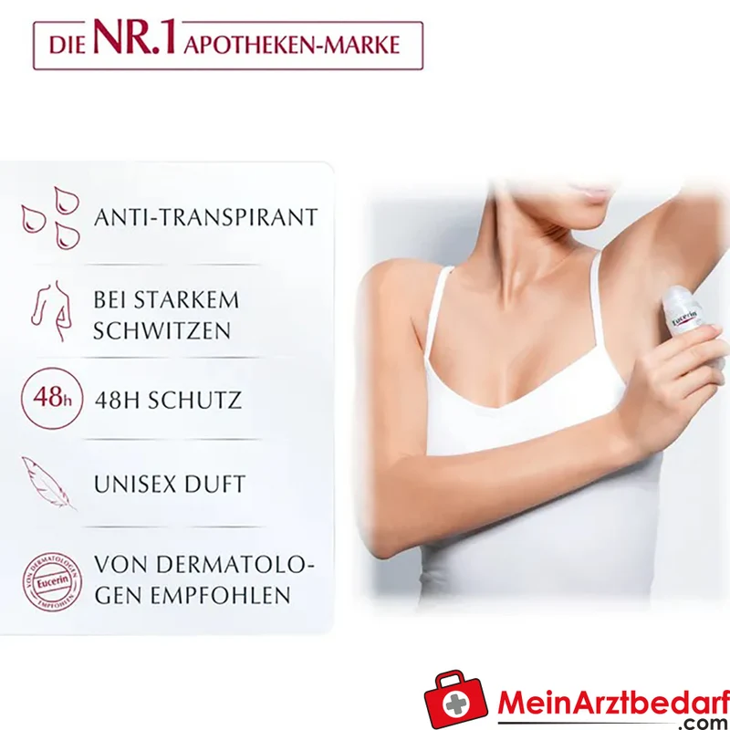 Eucerin Anti-Transpirant 48h Aluminiumchlorhydrat Roll-on 50 ml