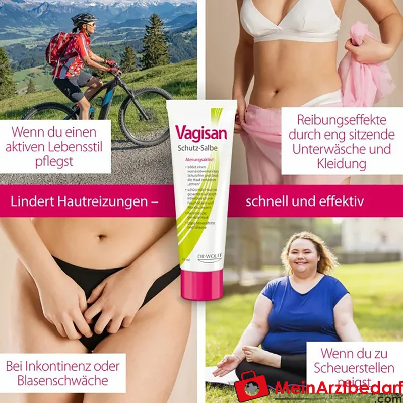 Vagisan Schutz-Salbe 75 ml Wundschutzcreme atmungsaktiv
