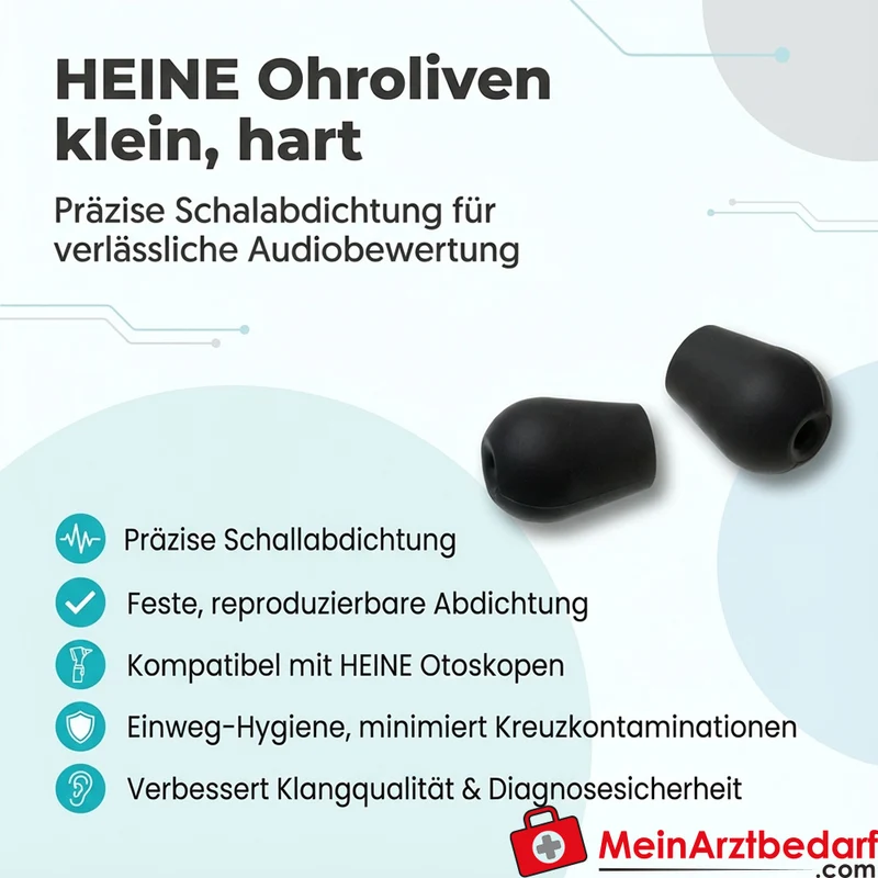 HEINE Ohroliven klein hart Einweg für HEINE Otoskope