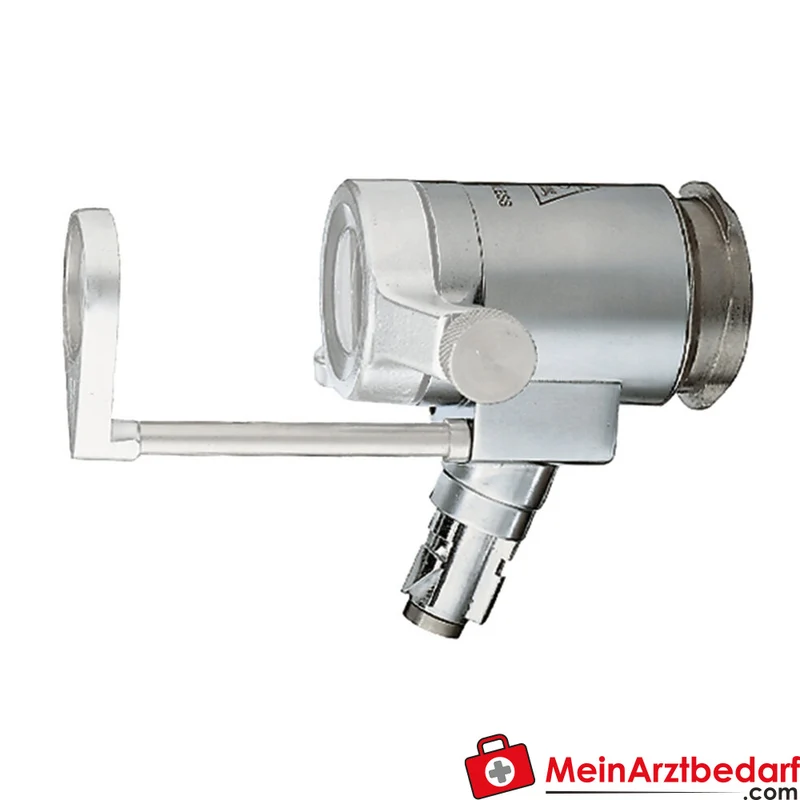 HEINE Kopfstück UniSpec Tuben, Fiberglas-Ringbeleuchtung, rostfreier Stahl