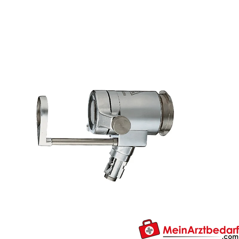 HEINE Kopfstück UniSpec Tuben, Fiberglas-Ringbeleuchtung, rostfreier Stahl