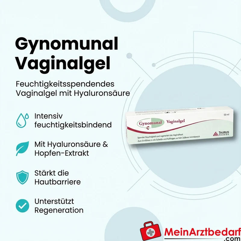 Gynomunal Vaginalgel mit Hyaluronsäure und Hopfen-Extrakt 50 ml