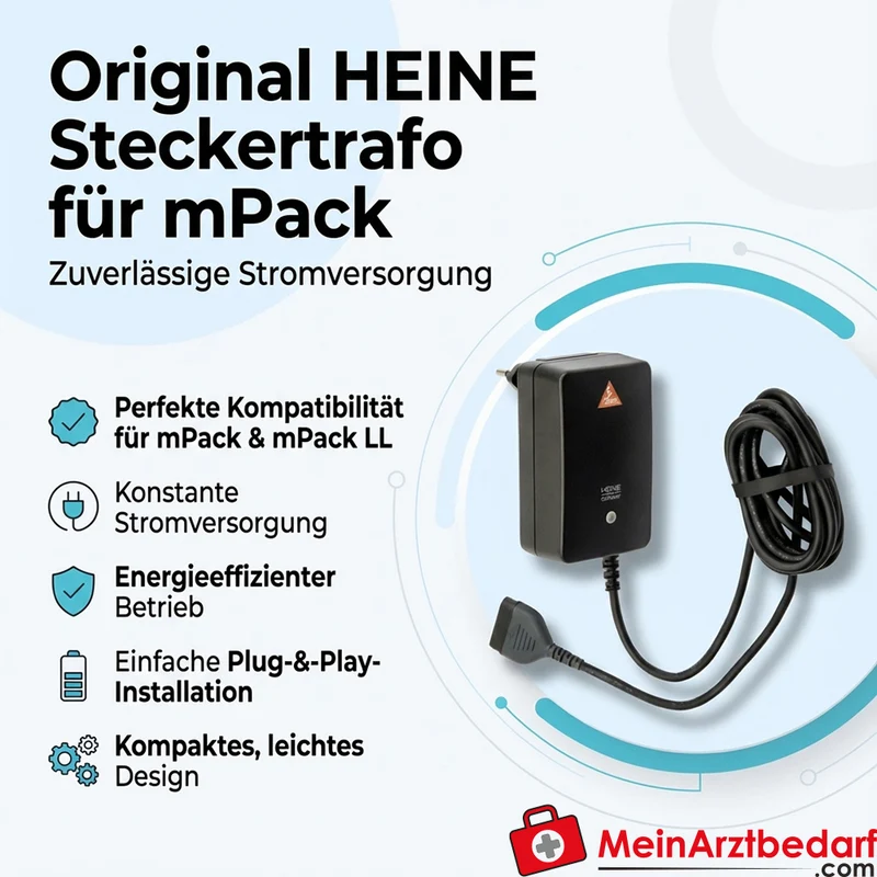 HEINE Steckertrafo Netzadapter für mPack und mPack LL