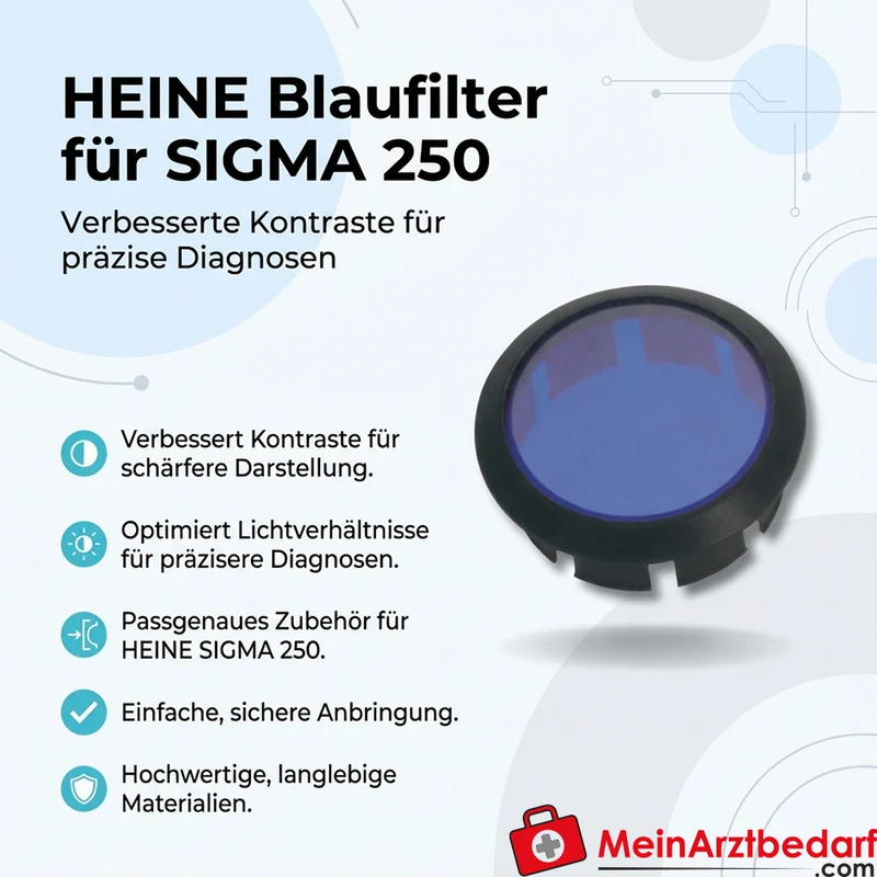 HEINE Blaufilter für SIGMA 250 Ophthalmoskop Kontrastfilter