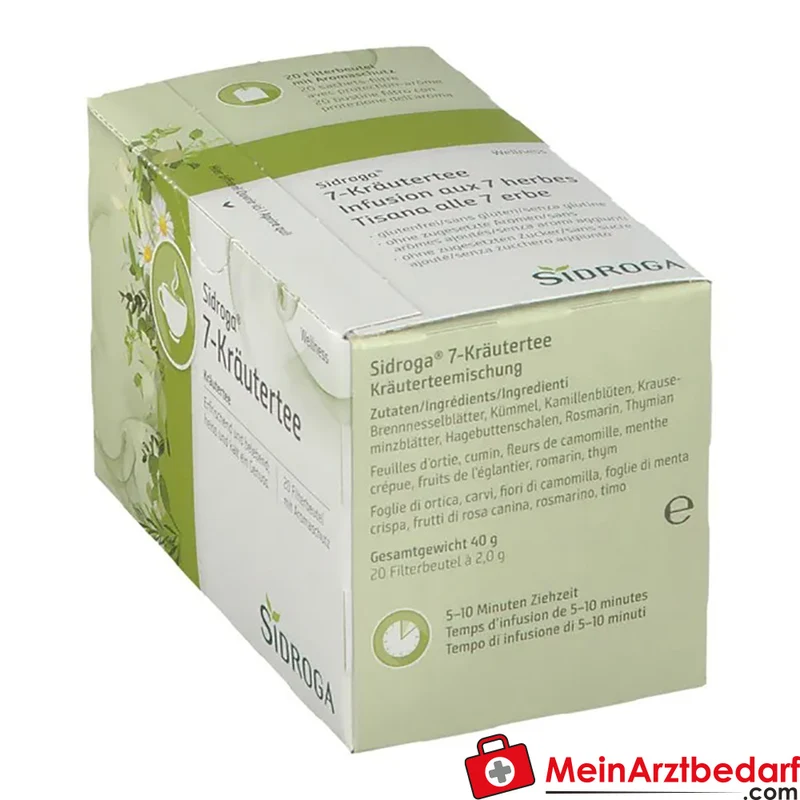 Sidroga Wellness 7 Kräutertee Filterbeutel Kräutermischung 40 g