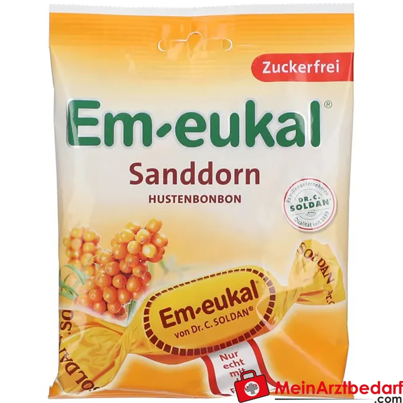 Em-eukal Bonbons Sanddorn zuckerfrei 75 g