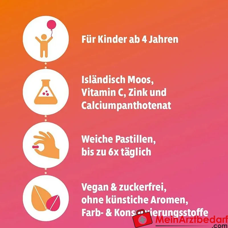 isla® junior Pastillen Isländisches Moos-Extrakt 80 mg 20 Stück