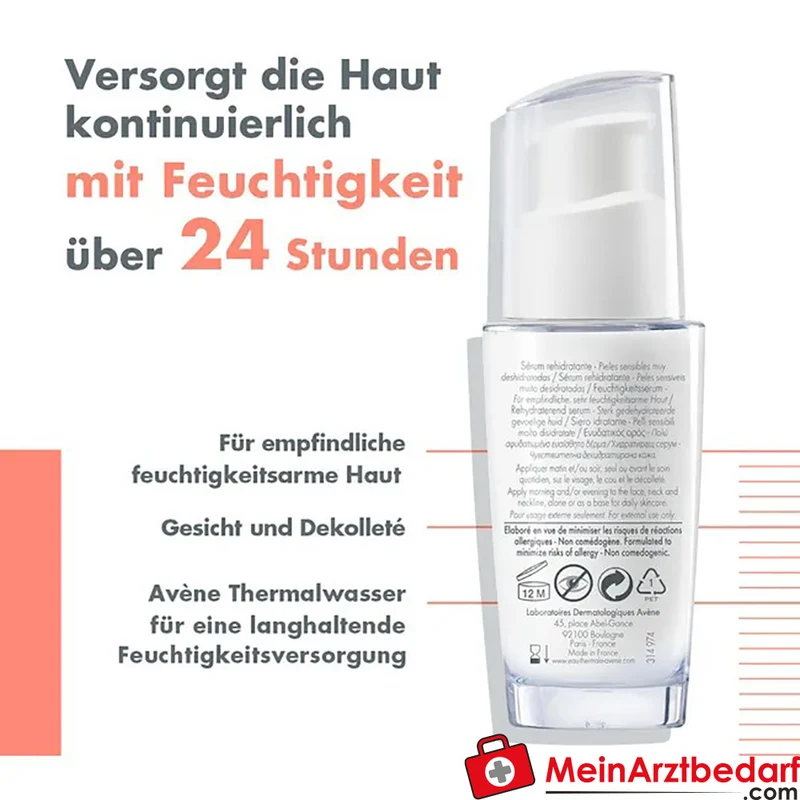 Avène Hydrance Intense Feuchtigkeitsserum 30 ml parfümfrei