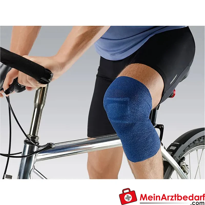 Peha-haft selbsthaftende Fixierbinde latexfrei 4 cm x 4 m blau 1 Stk.