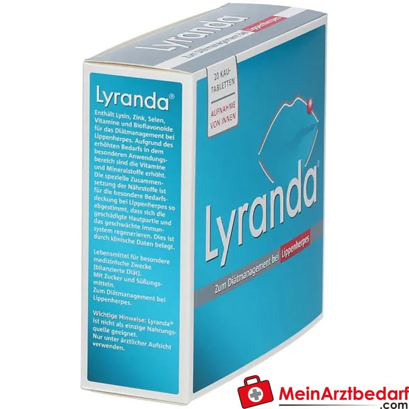 Lyranda Ananas Lysin Zink Selen Kautabletten 20 Stück