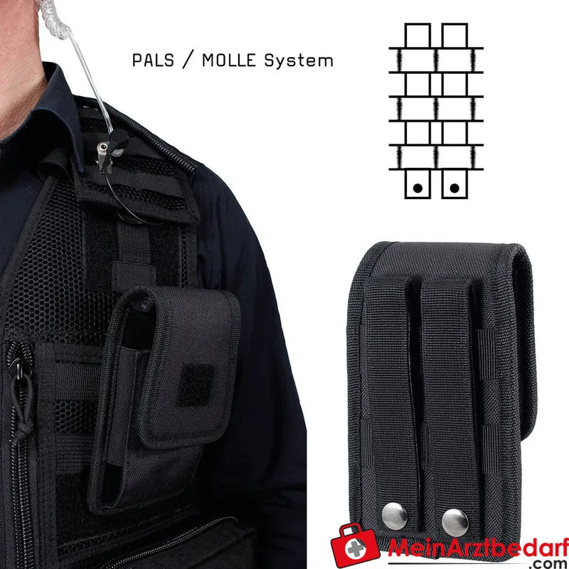 TEE-UU MOBILE TAC Smartphone-Holster MOLLE/PALS für 4,7–6,7 Zoll Smartphones schwarz 1200D Polyester